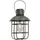deluke Solarleuchte Stahl 33x22x22cm Gartenlampe Tischlampe Braun