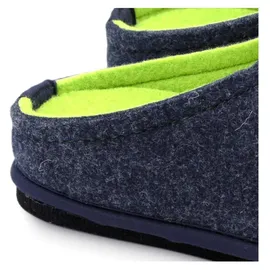 Löwenweiss Pantoffeln Blue/Fluo Green 47