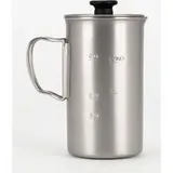 Snow Peak Titanium French Press grau