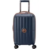 PARIS Carrousel Expandable 4 Double Rolls Cabine Trolley 55 Marine Blue