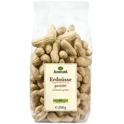 Alnatura Bio Erdnüsse geröstet mit Schale 250 g
