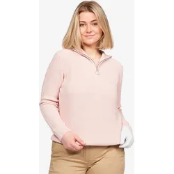 Damen Golf Pullover Kurzreissverschluss - MW500 rosa L