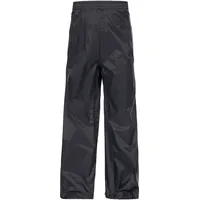 Trespass Kinder Regenhose Kompakt Zusammenrollbare Qikpac, Schwarz, 9/10