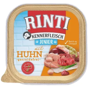 Hunde - Nassfutter RINTI Junior Kennerfleisch mit Huhn