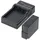 AccuCell USB Ladegerät kompatibel für Panasonic DMW-BLC12, , DMW-BLC12E, DMW-BLC12PP, DMC-GH2