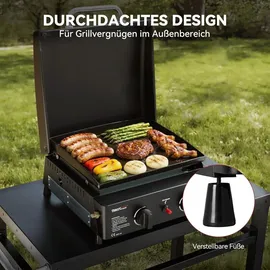 Royal Gourmet 2 Brenner Gasgrill Tischgrill schwarz