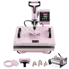 Vevor Hitzepresse 30 x 38 cm Rosa