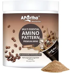 Amino Pattern Drink - Aminosäuren EAA/BCAA - Iced Coffee - veganes Pulver 480g