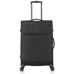 Pack Easy GoUp 4 Rollen Trolley M 65 cm mit Dehnfalte  schwarz