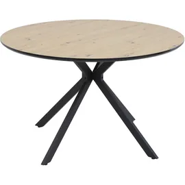 HELA Tische Kindu Ø 120 cm Artisan Eiche/schwarz