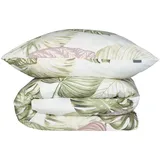 SCHIESSER Bretta Floral Grün 155 x 220 cm + 80 x 80 cm