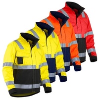 Blakläder Warnschutzjacke Klasse 3, Farbe:gelb/marine, Größe:M