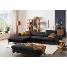 W.Schillig Eckcouch Mikrofaser 3-Sitzer Grau