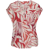 LASCANA Schlupfbluse Damen rot bedruckt Gr.36