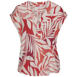 LASCANA Schlupfbluse Damen rot bedruckt Gr.36
