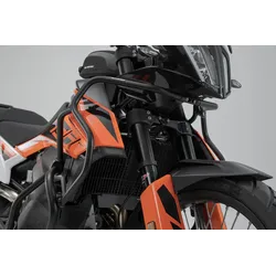 SW-Motech Bovenste crash bar - Zwart. KTM 790 Adv/R (19-21), 890 Adv/R (20-22)., zwart, Eén maat