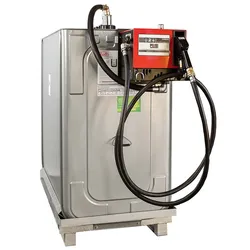 Premium Hoftankstelle Tankanlage Cube Diesel Roth, Lager- und Transportbehälter - Multitech, 750 Liter