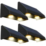 Lumisky Solarleuchte Kunststoff 5,4x6,0x11,4 cm 4er Set schwarz