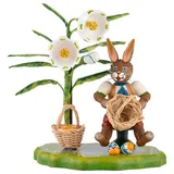 Hubrig Volkskunst Zschorlau Erzgebirge Hubrig Volkskunst GmbH Dekofigur Osterkörbchen 12cm,