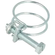 tecuro - 2-draht Schlauchschelle Typ W1 Stahl Verzinkt, 28-32 Mm