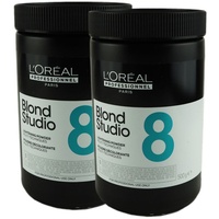 Loreal Blond Studio 2 x 500 g Blondierung Aufheller Blondierpulver Set
