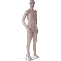MCW Schaufensterpuppe MCW-E37, männlich Mann Schaufensterfigur Puppe Mannequin Schneiderpuppe,