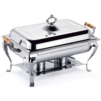 BuffetwäRmer Edelstahl SpeisewäRmer Chafing Dish WäRmebehäLter FüR Speisenrechaud WäRmebehäLter Buffet Catering Party Ktv