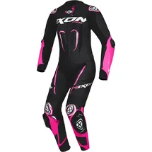 IXON Vortex 3 Lederkombi - Black / Pink / White - M