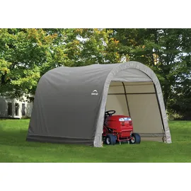 ShelterLogic Foliengerätehaus 9 m2 300 x 300 cm Grau