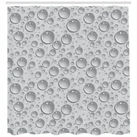 ABAKUHAUS Duschvorhang 175 x 220 cm grau