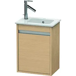Duravit Ketho Waschtisch-Unterschrank KT6417R3030 40x28,5x55cm, wandhängend, Tür rechts, Eiche natur