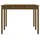 vidaXL Gartentisch 203,5 x 90 x 110 cm honigbraun