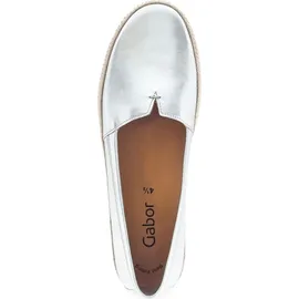 Gabor Espadrille Damen Silber 39