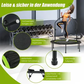 Costway Mini Trampolin 101 cm Grün