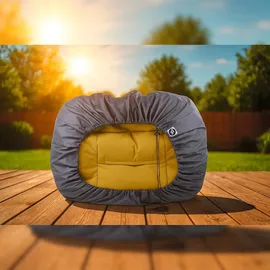 Lumaland Wetterschutzhaube für 2 Modulare Elemente Grau