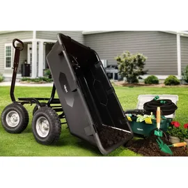 Hillvert Bollerwagen 550 kg schwarz