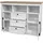 OTTO home Ismund 121 x 95 x 39 cm Weiß / Naturfarben