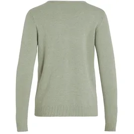 VILA VIRIL V-Neck L/S Knit TOP Grün S