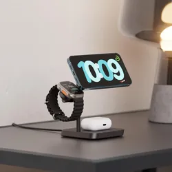 Zens 4-in-1 MagSafe + kabellose Ladestation für die Uhr