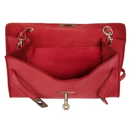 Samantha look Umhängetasche Leder Red
