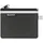 Leitz WOW Mäppchen mit 2 Fächern, Leichtläufiger Reißverschluss, Abwaschbar, Ideales Nylon-Portemonnaie, Größe S, 14 x 10,5 cm, Schwarz, 40110095