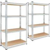 Schwerlastregal 700kg 160 x 90 x 40cm 2er Set