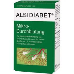 ALSIDIABET Diabetiker Mikro Durchblutung  60 St Kapseln