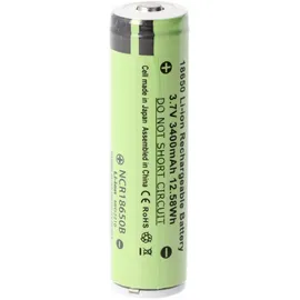 Panasonic Akku passend für icucam 4, 5 icucell 18650, 3400mAh Lithium Ionen Akku 3 Stück pro Set