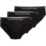 Ralph Lauren Slips unifarben Schwarz / Weiß XL 3er Pack