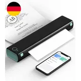 Phomemo M08F Thermodrucker A4 Mobiler Bluetooth Drucker, Tragbarer Wireless Prin
