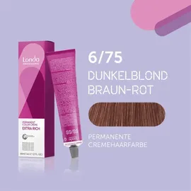 Londa Professional Permanent Color Creme 6/75 dunkelblond braun-rot 60 ml