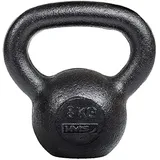 hms fitness Kettlebell aus Gusseisen 8 kg schwarz
