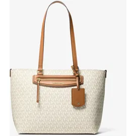 Michael Kors Jet Set Travel Medium Shopper Kunstleder White