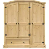 vidaXL Kleiderschrank Corona 151,5 x 170 x 52 cm Braun